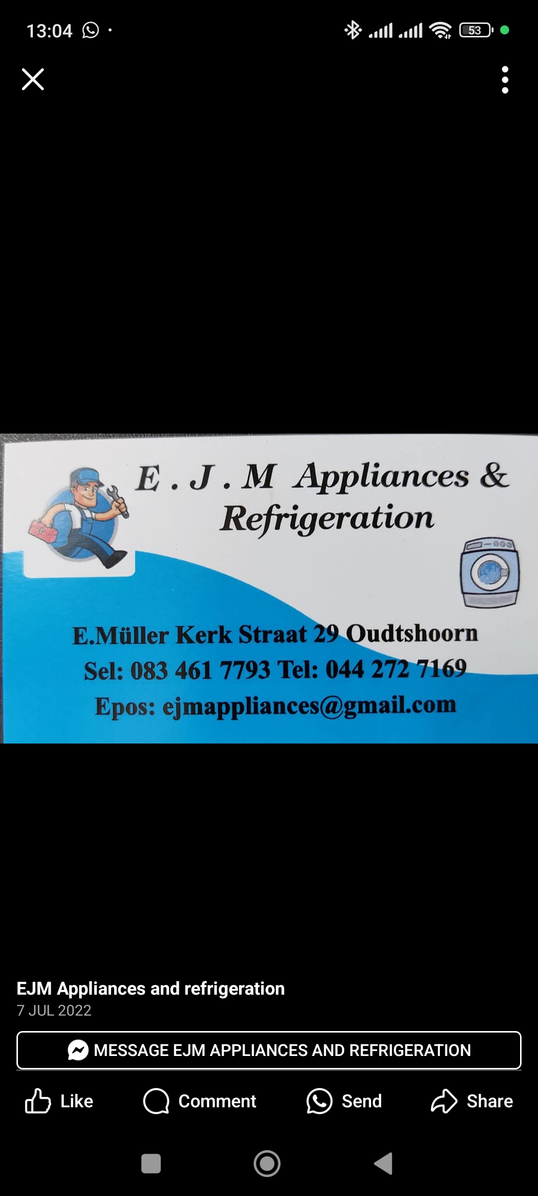 E.J.M. Appliances & Refrigeration