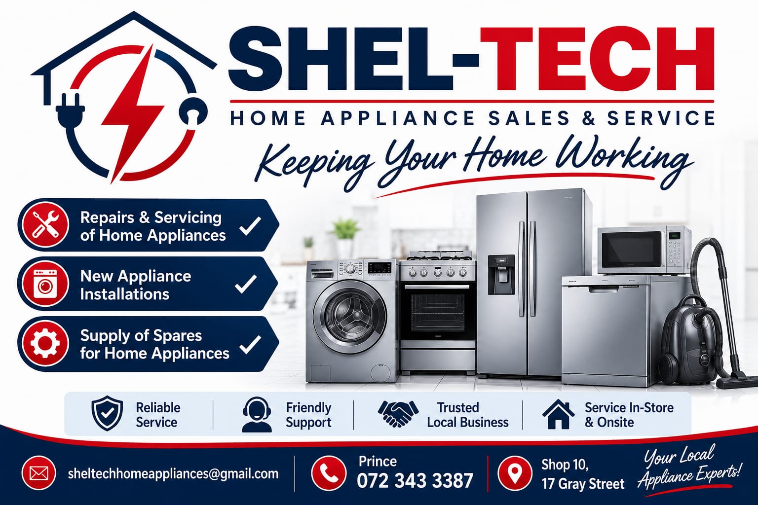 Shel-Tech Home Appliance Sales & Service