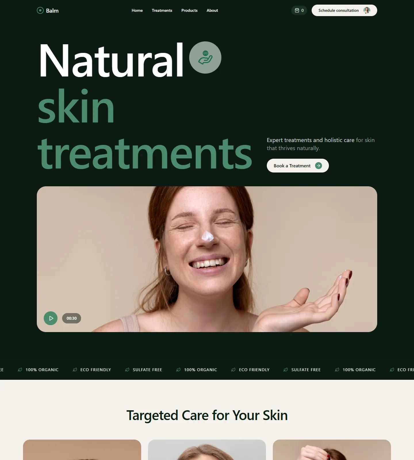 Balm Website Template