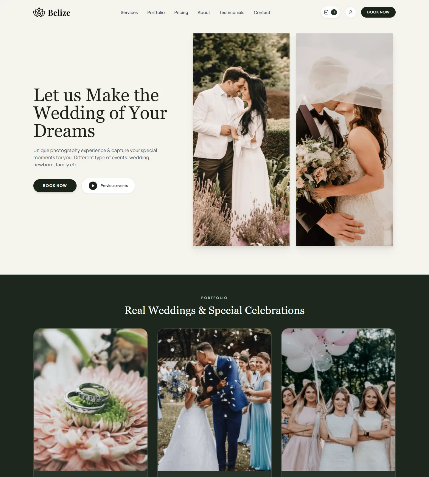 Belize Website Template