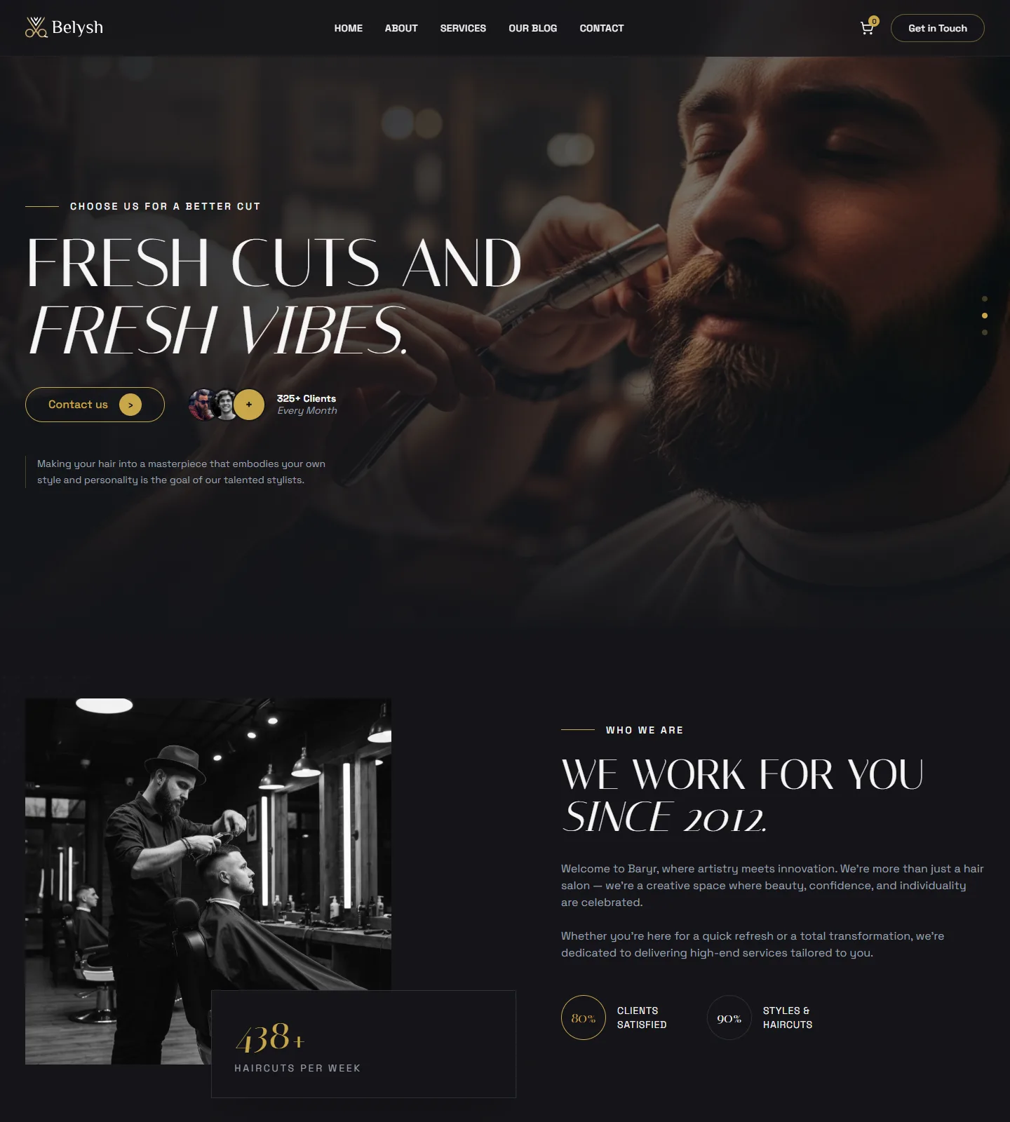 Belysh Website Template