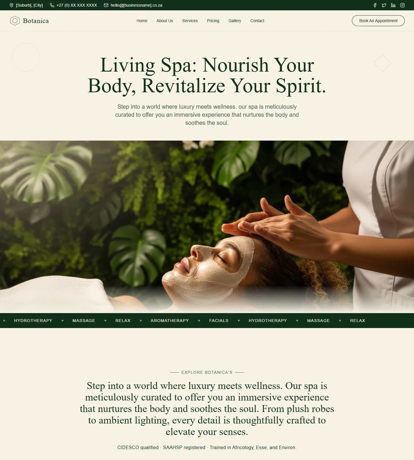 Botanica Website Template