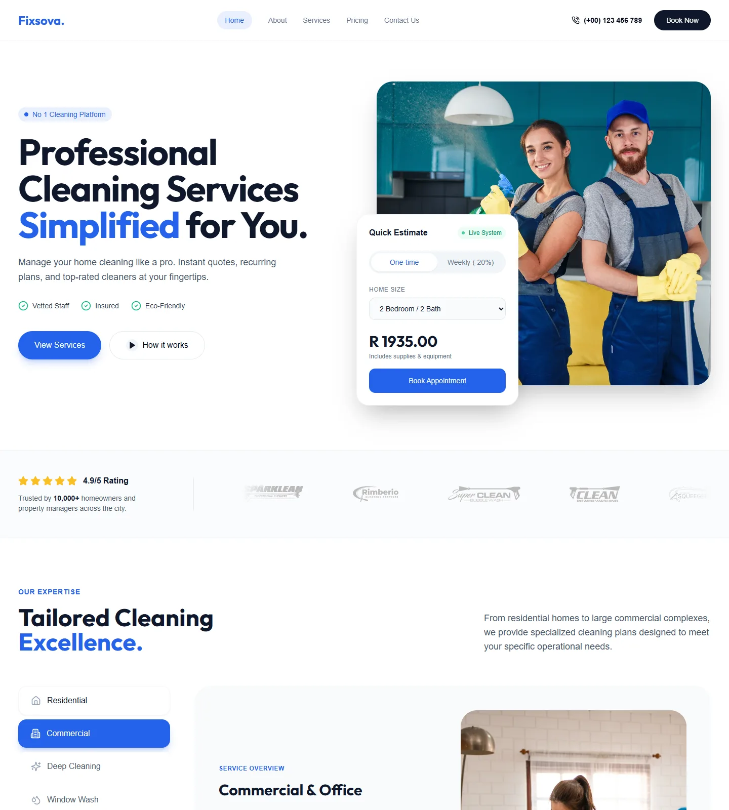 Fixsova Website Template