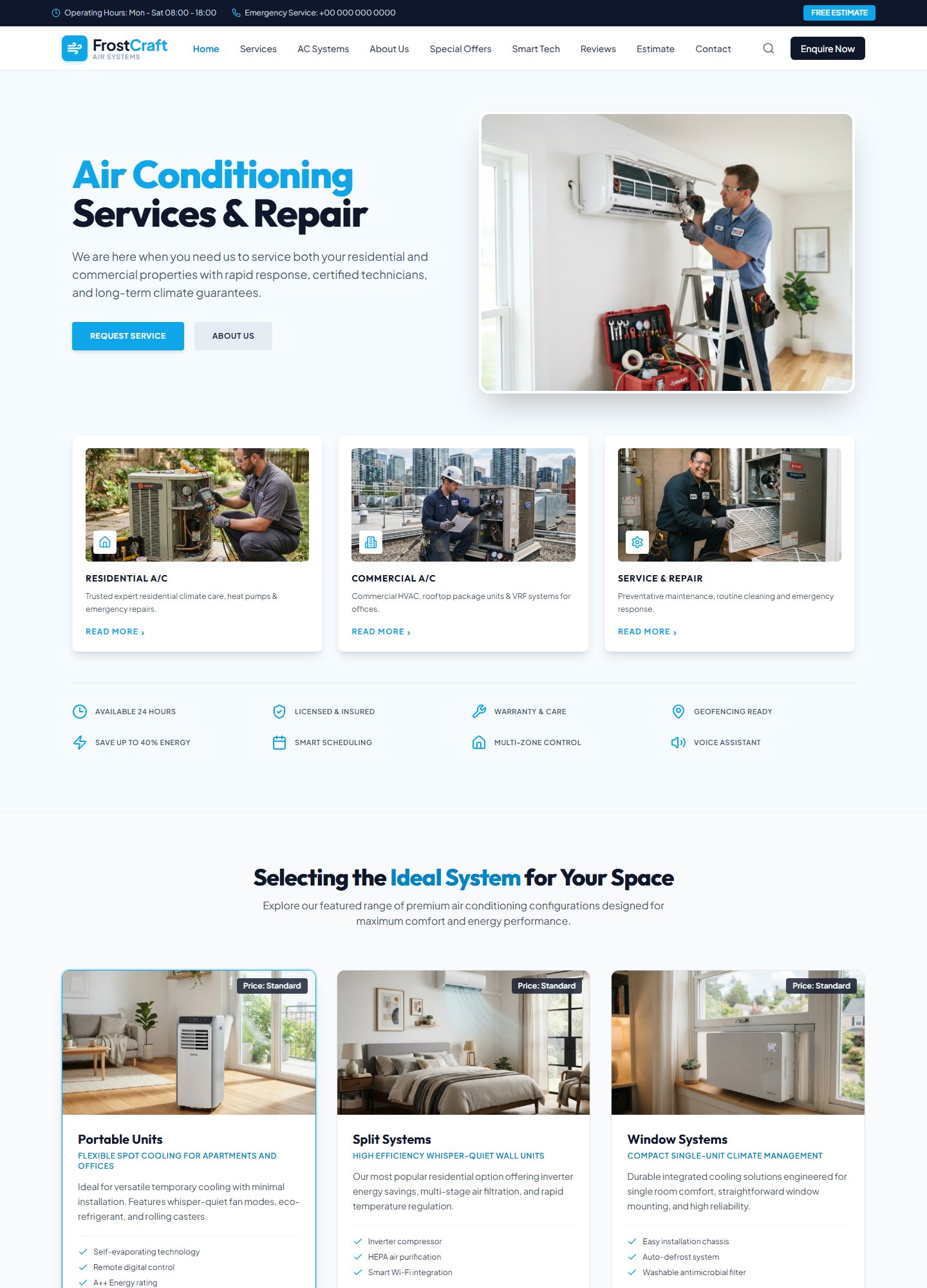 Frost Craft Website Template