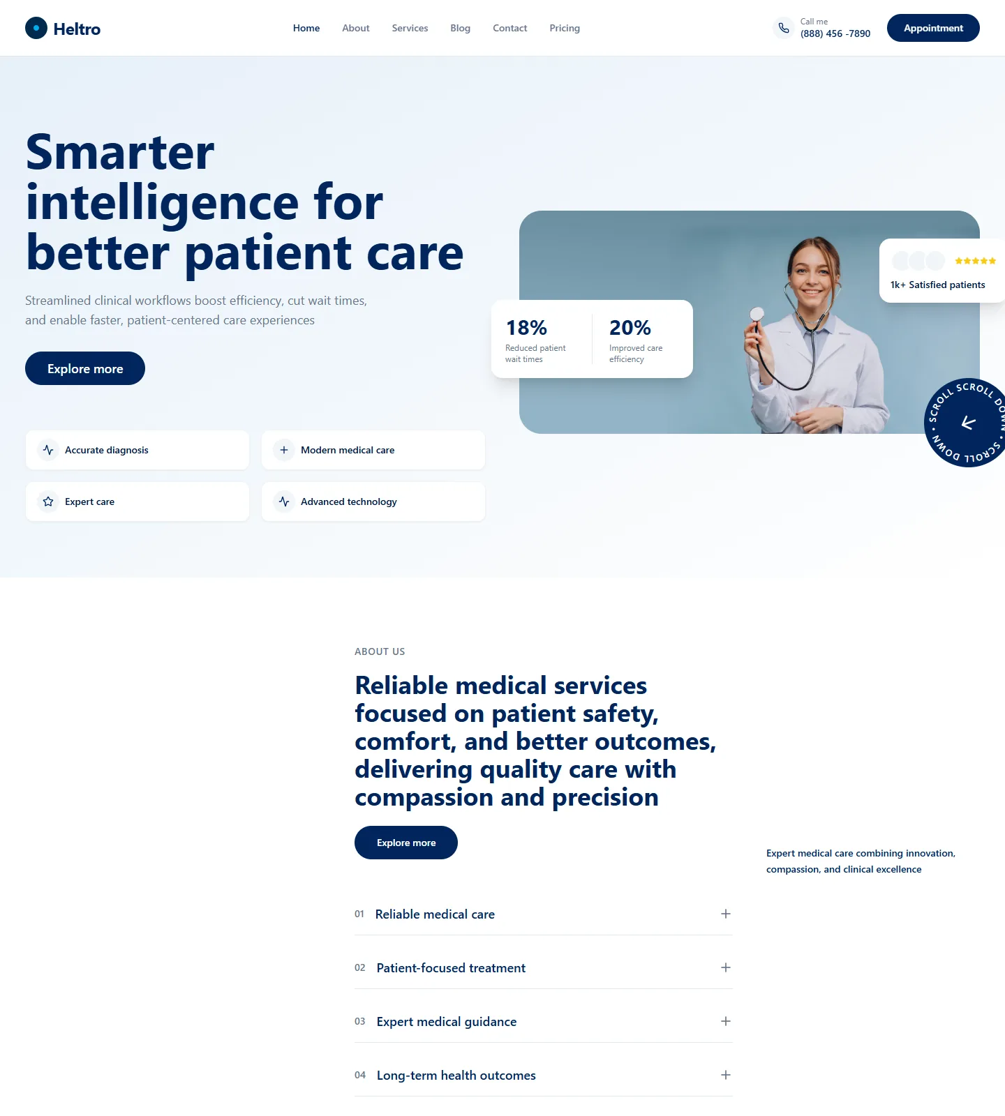 Heltro Website Template