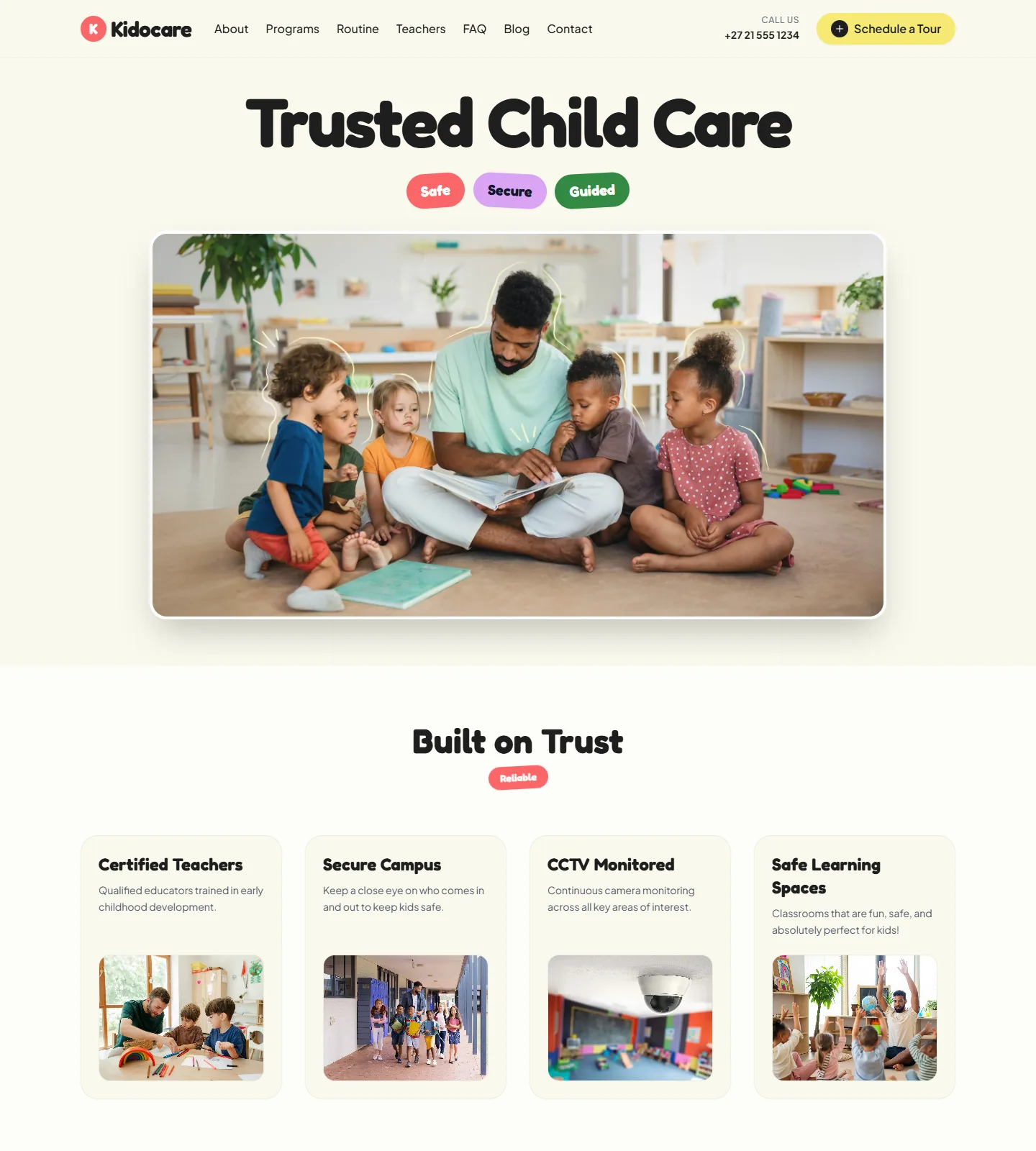 Kidocare Website Template