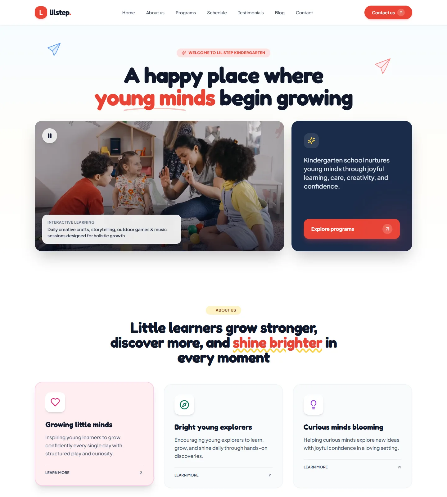 Lilstep Website Template