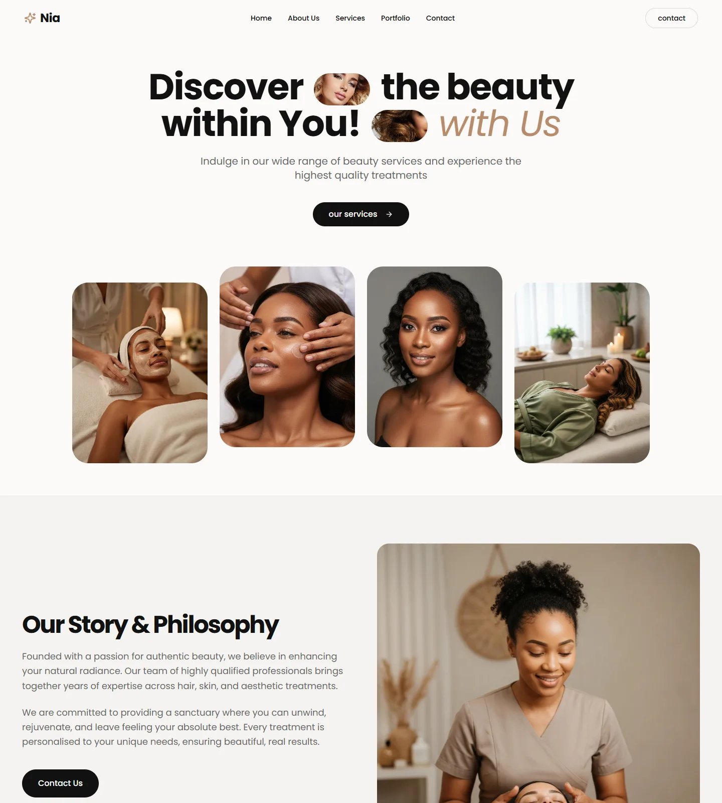 Nia Website Template