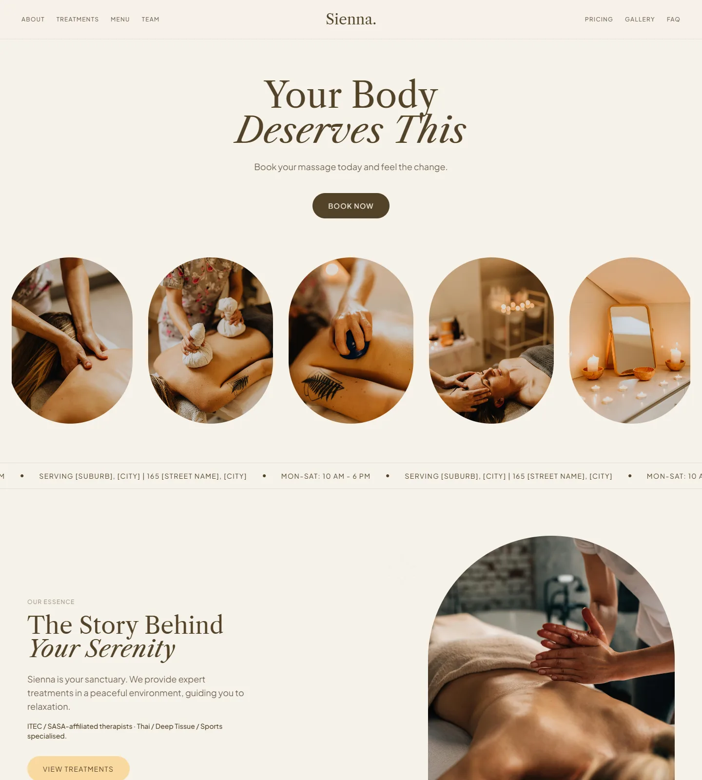 Sienna Website Template
