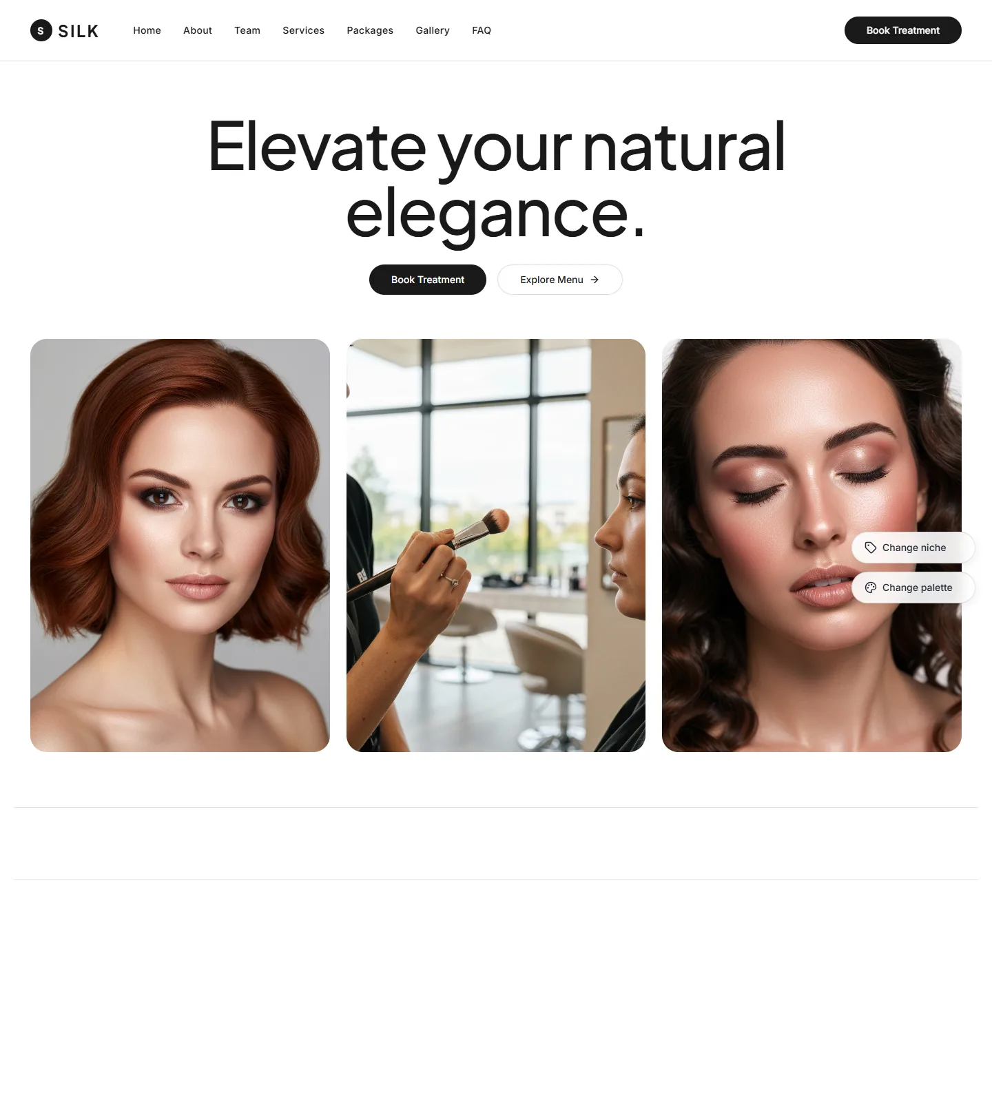 Silk Website Template