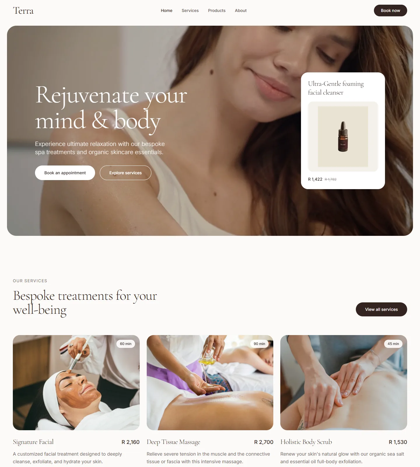 Terra Website Template