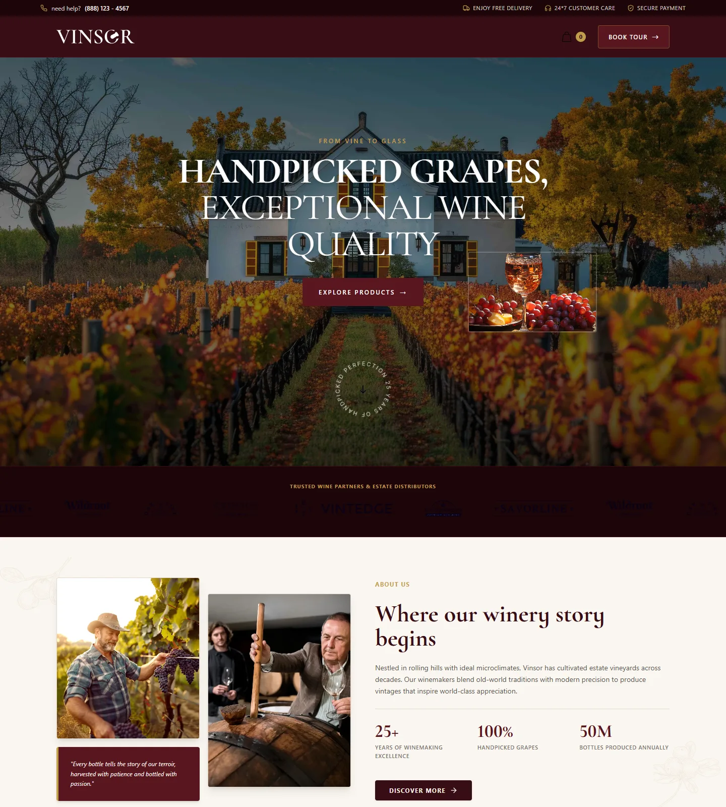 Vinsor Website Template